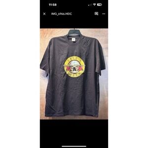 GUNS N ROSES SHIRT T-shirt Concert Black Unisex Size 2X‎